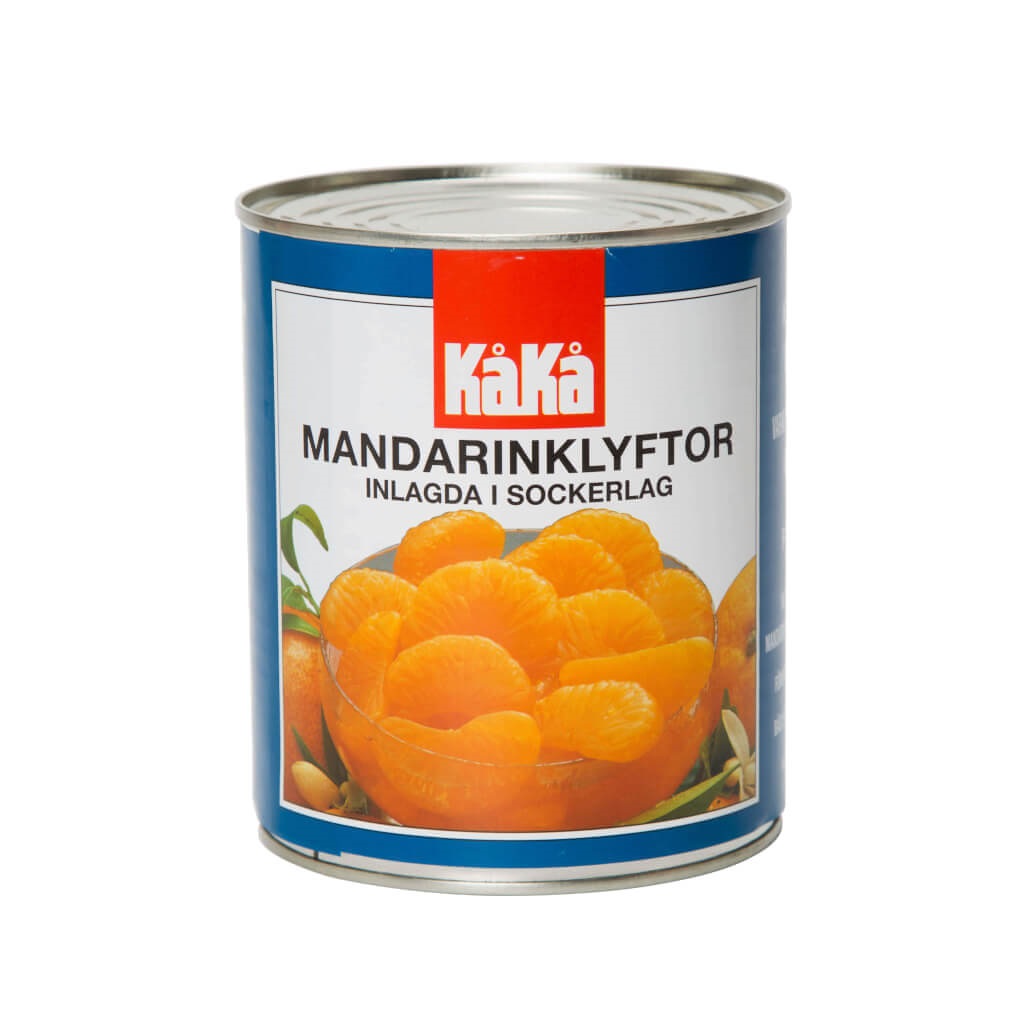 Mandarinklyftor i sockerlag 2,65 kg