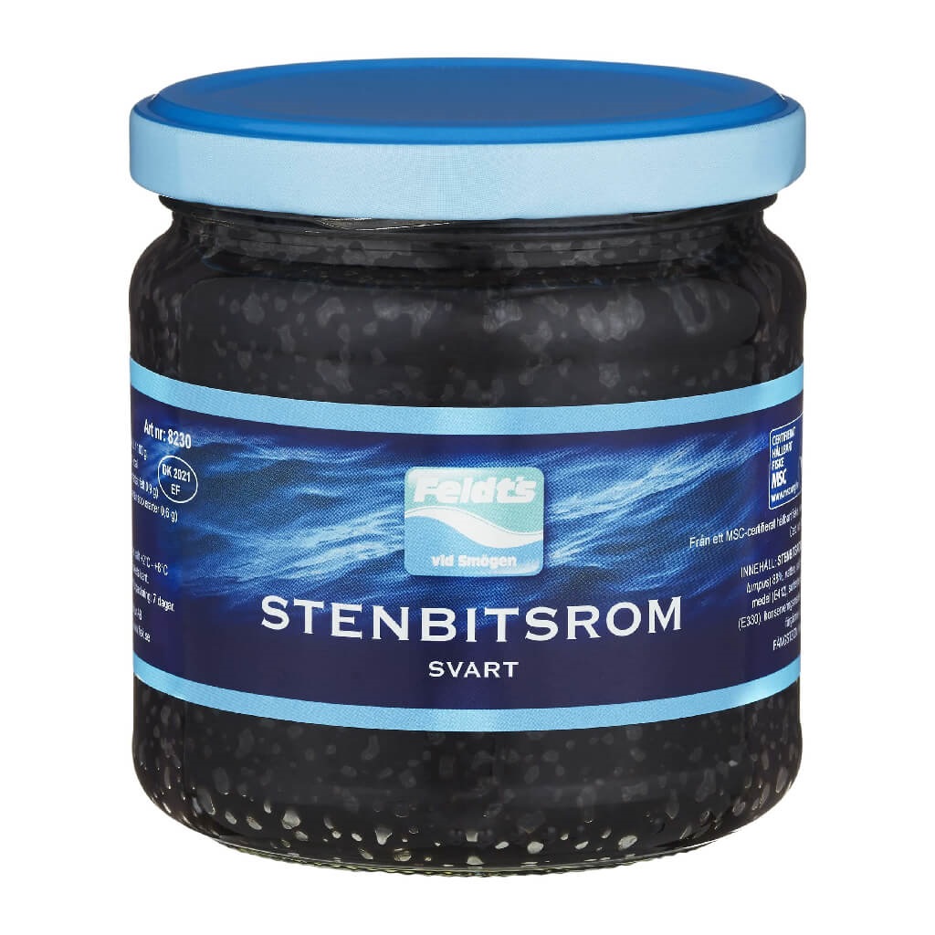 Stenbitsrom Svart 340 g