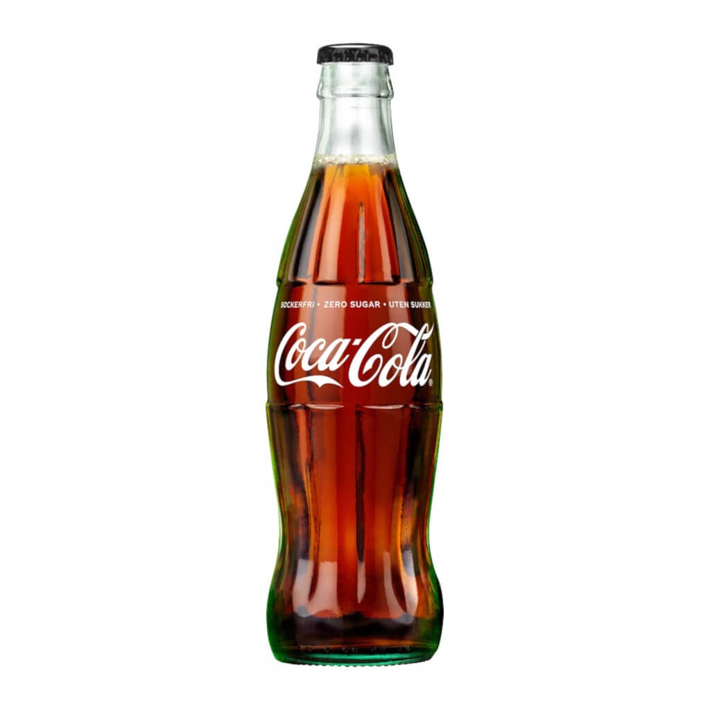 Coca Cola Zero glas 24x33 cl