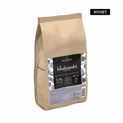 Valrhona Hukambi mjölkchoklad 53% 3kg