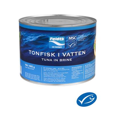 Tonfisk i vatten MSC 1,35 kg