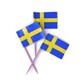 SWEDISH FLAGS, 144 pcs